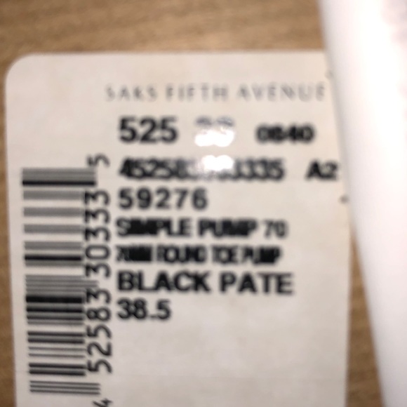 Christian Louboutin Simple Black Patent Calf Leather 70 Heel Pumps Size 38.5 - Picture 15 of 16